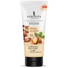 Крем для рук и кутикулы с аргановым маслом ARGAN, Afrodita Cosmetics, Словения, 100мл