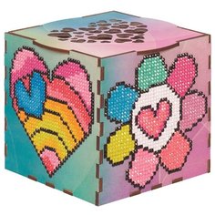Гранни Набор алмазной вышивки Шкатулка Семицветик (W0051) 10.5x10.5x10.5 см