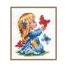 Набор для вышивания "ИН" №02 Д-06 "Детство" 11 х 13 см Сделай своими руками