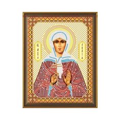 Набор для вышивания С №01 6158 Св. Мц. Лидия Иллирийская 13 х 17 см Nova Sloboda