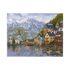 Набор для вышивания "ИН" №33 Ж-03 "Женевское озеро" 36 х 27 см Сделай своими руками