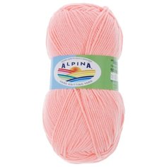 Пряжа Alpina "VERA" 55% акрил, 45% хлопок №03 св.персиковый - 5 мотков по 100 г