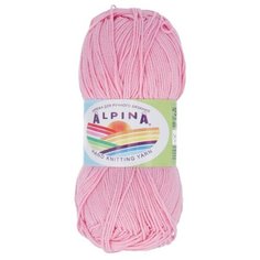 Пряжа Alpina "SATI" 100% мерсеризованный хлопок №154 розовый - 10 мотков по 50 г