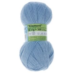 Пряжа Alpina "KLEMENT" 80% альпака, 20% мериносовая шерсть №10 голубой - 4 мотка по 50 г