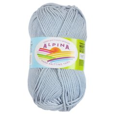 Пряжа Alpina "MISTY" 70% хлопок, 30% шерсть №04 бл.голубой - 10 мотков по 50 г