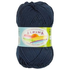 Пряжа Alpina "MISTY" 70% хлопок, 30% шерсть №05 синий - 10 мотков по 50 г