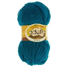 Пряжа Adelia "TINA" 100% акрил №059 морская волна - 5 мотков по 100 г