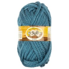 Пряжа Adelia "FAST" 78% акрил, 22% шерсть №05 морская волна - 3 мотка по 150 г