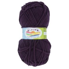 Пряжа Alpina "MARTA" 100% тактифил №016 фиолетовый - 5 мотков по 100 г