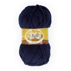 Пряжа Adelia "RADA" 100% акрил №054 т.фиолетовый - 10 мотков по 100 г