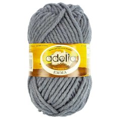 Пряжа Adelia "OLIVIA" 60% акрил, 40% шерсть №28 молочный - 5 мотков по 100 г