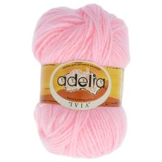 Пряжа Adelia "IVIA" 100% акрил №112 св.розовый - 4 мотка по 62.5 г