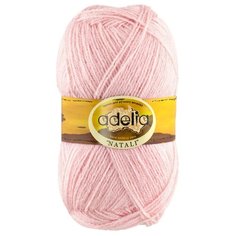 Пряжа Adelia "NATALI" 100% акрил №30 св.розовый - 10 мотков по 50 г