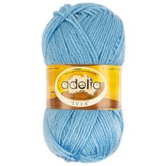 Пряжа Adelia "IVIA" 100% акрил №159 св. голубой - 4 мотка по 62.5 г