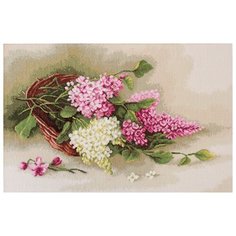 Набор для вышивания Сирень в корзине, Luca-S 31 х 20 см G493
