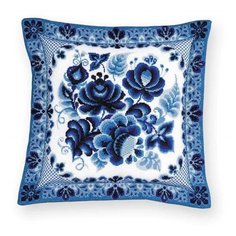 Набор Подушка. Панно. Гжель 40х40 Риолис 1830 1830