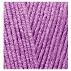 Пряжа для вязания Ализе LanaGold Fine (49% шерсть, 51% акрил) 5х100г/390м цв.260 орхидея Alize