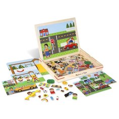 Melissa&Doug "Магнитные игры" Набор магнитов с фоном
