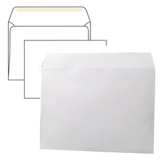 Конверты С4 (229х324 мм), клей, 90 г/м2, КОМПЛЕКТ 250 шт., внутренняя запечатка, 71205, С4НКР-250 Ряжская печатная фабрика