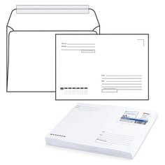 Конверты С4 (229х324 мм), отрывная лента, "Куда-Кому", 100 г/м2, КОМПЛЕКТ 50 шт., внутренняя запечатка, 1658.50 Курт