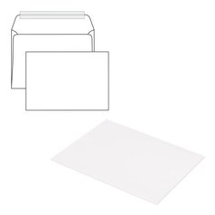 Конверты С5 (162х229 мм), отрывная лента, 80 г/м2, КОМПЛЕКТ 1000 шт. Ряжская печатная фабрика