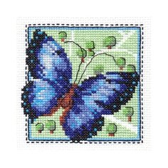 "Klart" набор для вышивания 1-032 "Бабочка синяя"