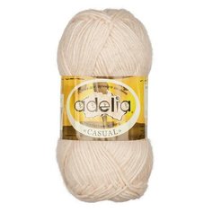 Пряжа Adelia "CASUAL" 72% хлопок, 28% акрил №05 св.розовый - 10 мотков по 50 г