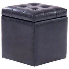 Пуф Шарм-Дизайн Шарм с ящиком черный