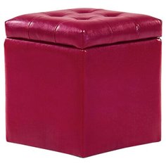 Пуф Шарм-Дизайн Шарм с ящиком красный