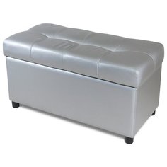 Пуф Шарм-Дизайн Рондо 70 серебро