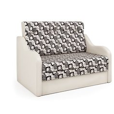 Диван-кровать Классика 2В экокожа беж и ромб Шарм Дизайн