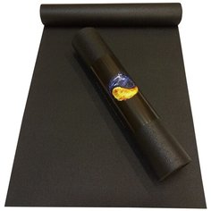 Коврик AKO YOGA Yin-Yang Studio, 173х60х0.45 см черный однотонный