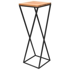 Столик под кашпо Loft 100, черный Greenween