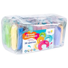 Набор для детской лепки "Лёгкий пластилин 36 цветов "GENIO KIDS