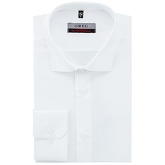 Рубашка мужская длинный рукав GREG 100/131/WHITE/Z Рост 164-172 Размер 41