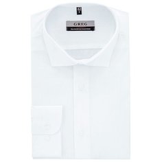 Рубашка мужская длинный рукав GREG 100/139/WHITE/Z_GB Рост 164-172 Размер 43