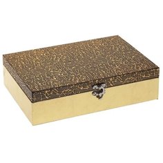 РЕМЕКО Шкатулка 266345 коричневый/бежевый