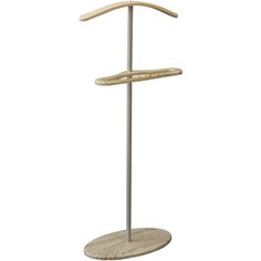 Напольная вешалка Мебелик Дэви 3 металлик/дуб сонома