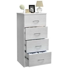 Комод MfMaster Финк-044 , размер: 40х33 см , цвет: белый МФ Мастер