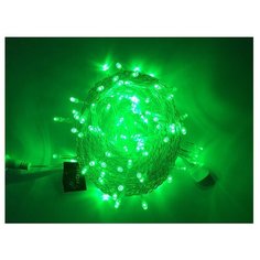 Гирлянда Rich LED Нить RL-S10CF-24V-T, 1000 см, 100 ламп, зеленые диоды/прозрачный провод