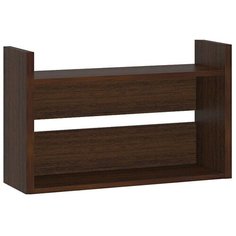 Полка Мэрдэс Домино Лайт ПКЛ-О 70х24х44 см, венге Merdes