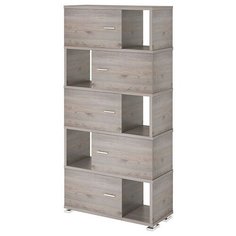 Стеллаж Мэрдэс Домино СБ-30-5 5 полок, материал: ЛДСП, ШxГxВ: 89х36х178 см, нельсон Merdes