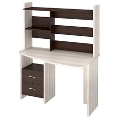 Компьютерный стол Мэрдэс Домино Lite СКЛ-Крл 120+НКЛ-120, ШхГ: 120х69 см, угол: справа, цвет: карамель/венге Merdes