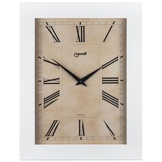 Часы настенные кварцевые Lowell 11994 бежевый/белый