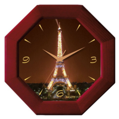 Часы настенные кварцевые Салют ДС-ВВ29-341 коричневый