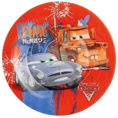 Luminarc Тарелка десертная Disney Cars 2 19 см красный