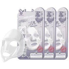 Elizavecca тканевая маска с молочными протеинами Milk Deep Power Ringer Mask Pack, 23 мл, 3 уп.