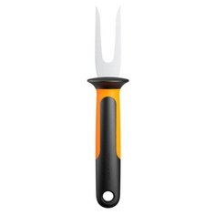 Вилка поварская FISKARS Functional Form 1057547, сталь черный/оранжевый