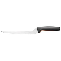 Нож филейный FISKARS Functional Form, лезвие 21.6 см, серебристый/черный