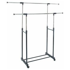 Напольная вешалка Доляна телескопическая хромированный/черный